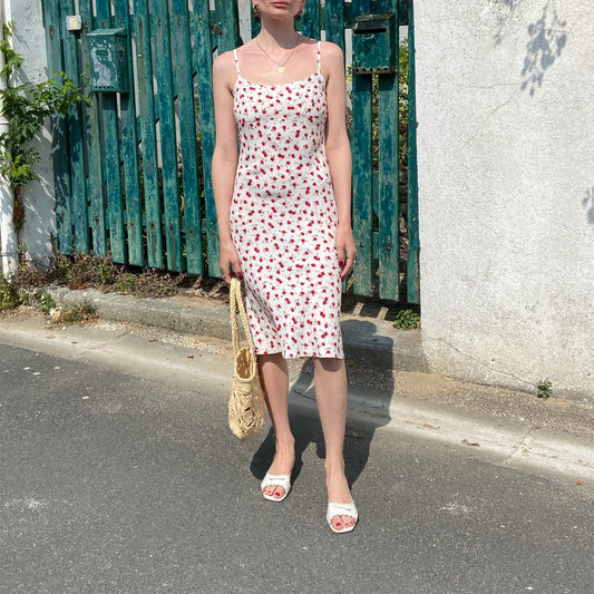 Robe midi imprimé floral