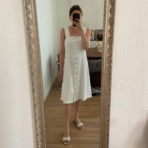 Robe midi boutonnée
