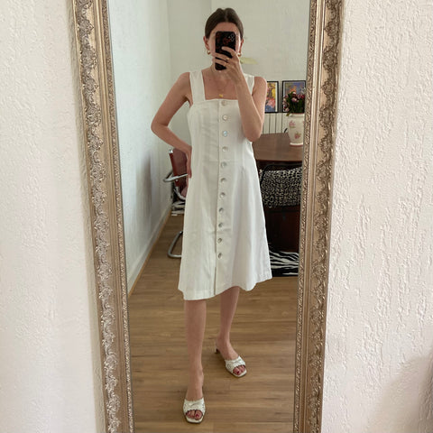 Robe midi boutonnée
