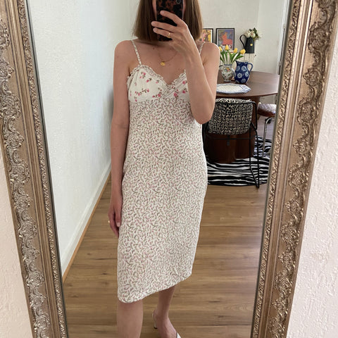 Floral print babydoll dress