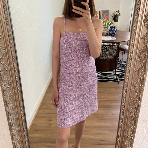 Liberty floral print mini dress