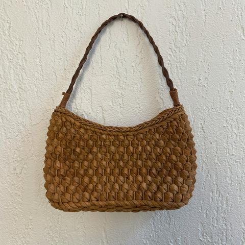 Sac panier en feuilles de bananier