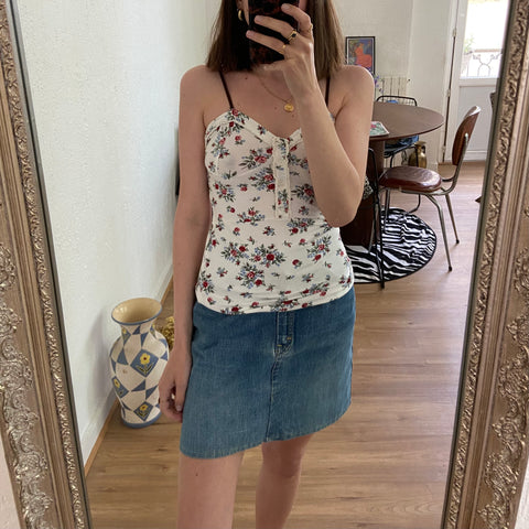 Floral Print Tank Top