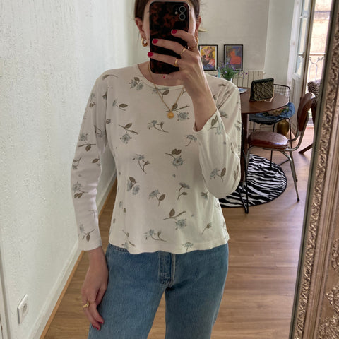 Floral print t-shirt