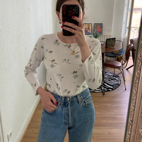 Floral print t-shirt