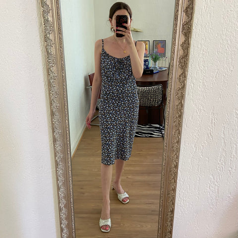 Robe midi imprimé floral