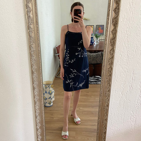 Robe mini en lin