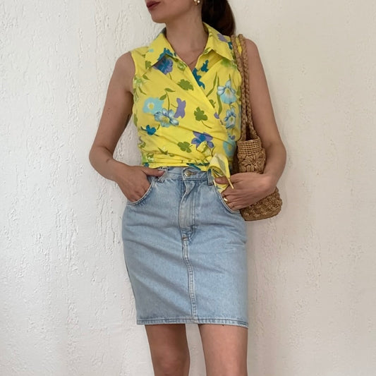 Blouse cache-coeur