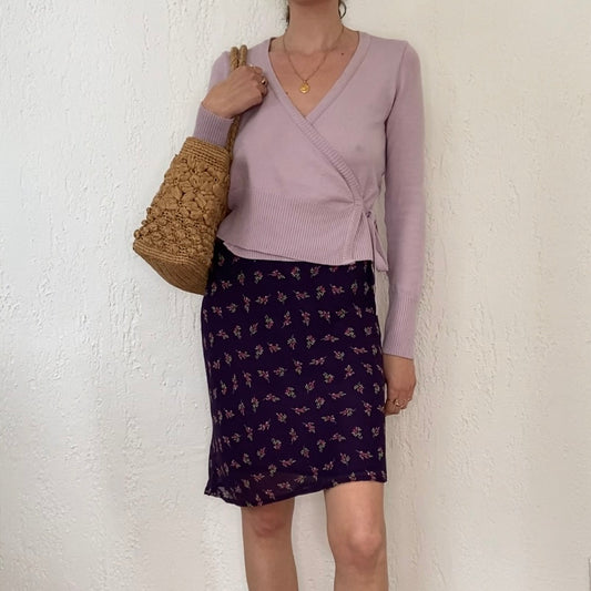 Jupe mini imprimé floral