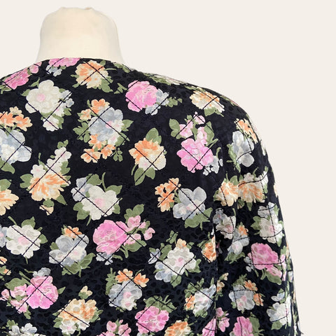 Veste matelassée imprimé floral