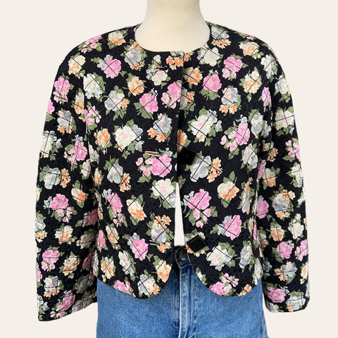 Veste matelassée imprimé floral