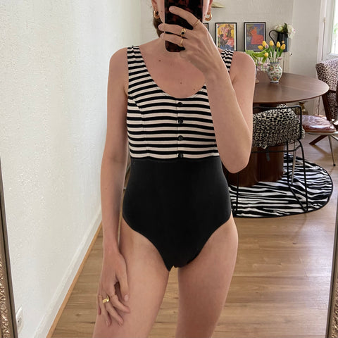 Body à rayures