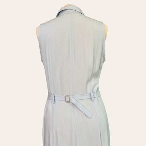 Buttoned shirt dress