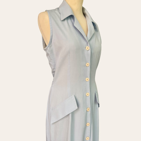 Buttoned shirt dress