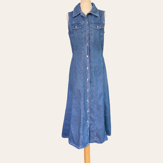 Robe chemise en jean