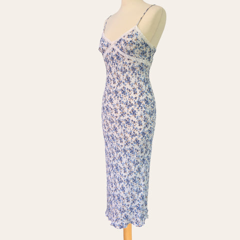 Floral print midi dress