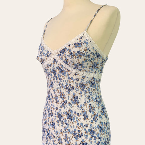 Floral print midi dress