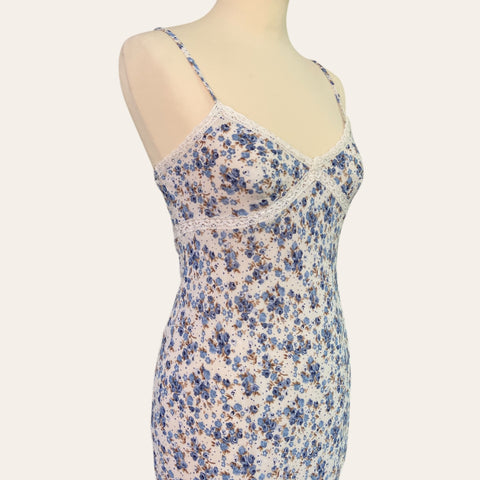Floral print midi dress