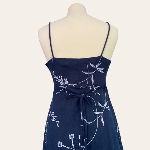 Robe mini en lin