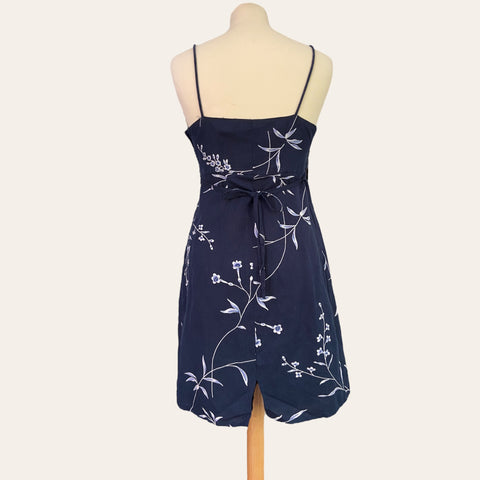 Robe mini en lin