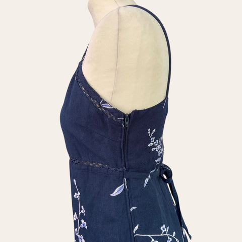 Robe mini en lin