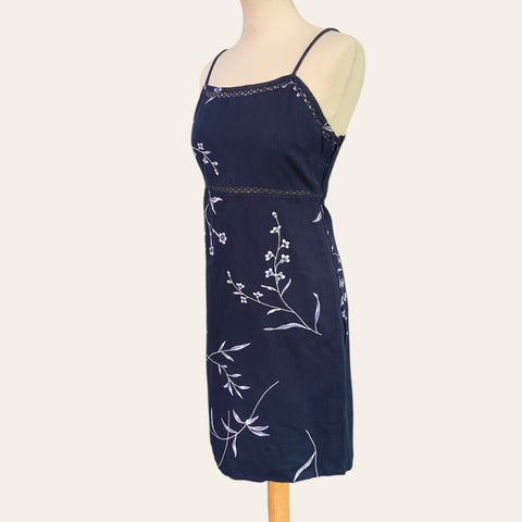 Robe mini en lin