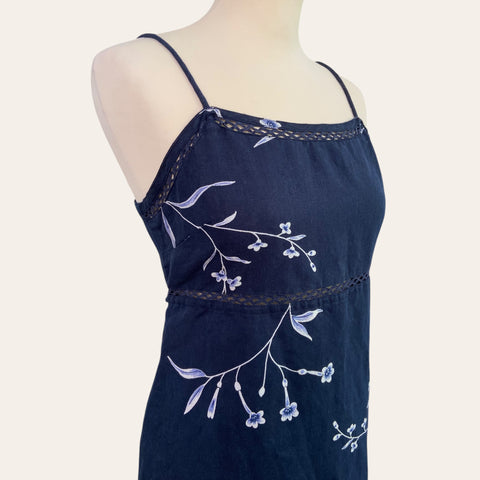 Robe mini en lin
