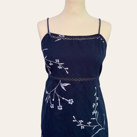 Robe mini en lin