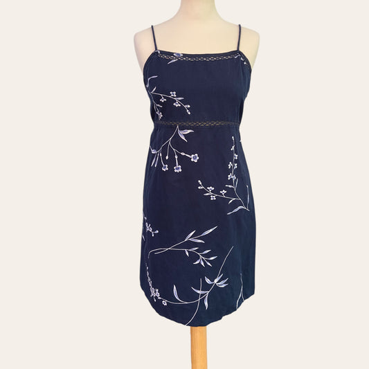 Robe mini en lin