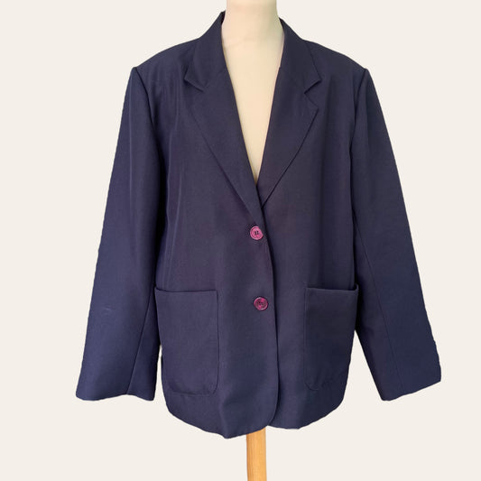 Blazer léger bleu marine