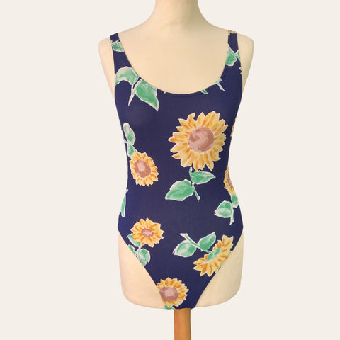 Maillot de bain imprimé tournesol