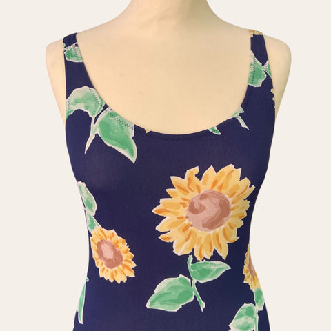 Maillot de bain imprimé tournesol
