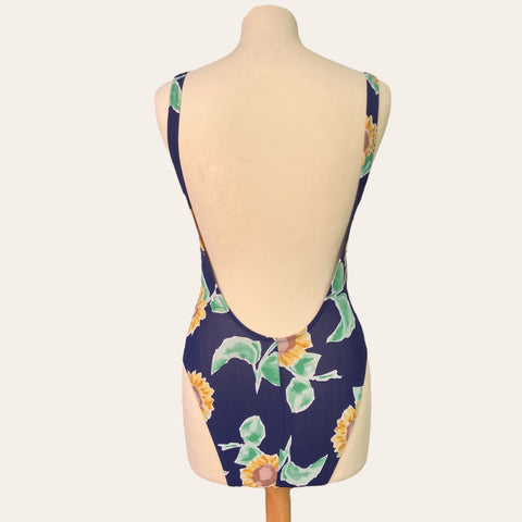 Maillot de bain imprimé tournesol