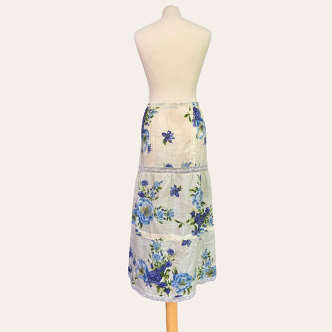 Jupe évasée imprimé floral