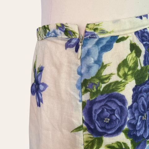 Jupe évasée imprimé floral