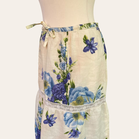 Jupe évasée imprimé floral
