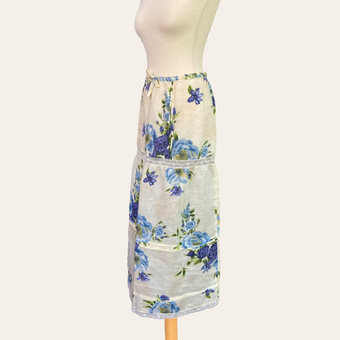 Jupe évasée imprimé floral