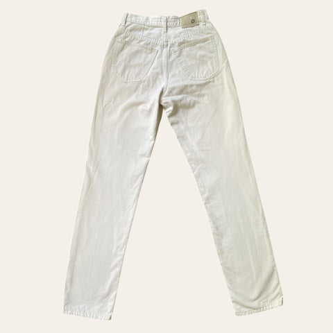 Pantalon droit blanc
