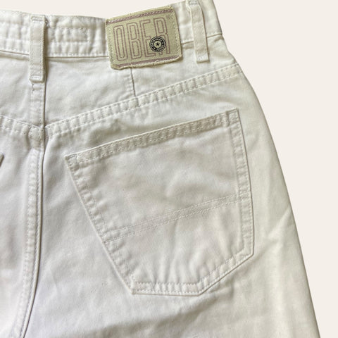 Pantalon droit blanc