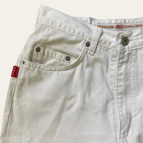 Pantalon droit blanc