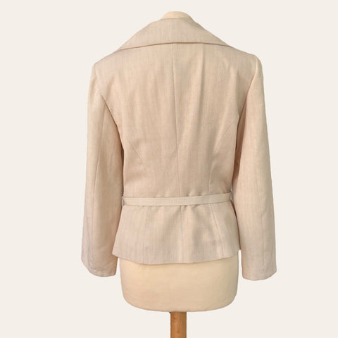 Veste de tailleur ceinturée