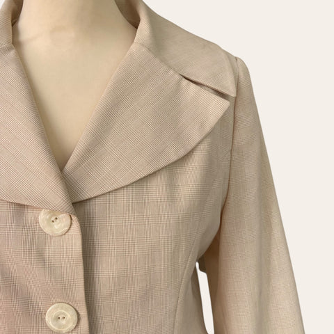 Veste de tailleur ceinturée