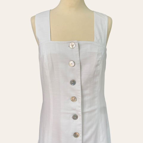 Robe midi boutonnée