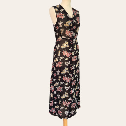 Floral print buttoned dress