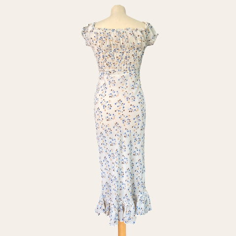 Floral print midi dress