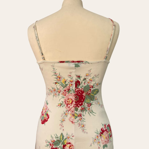 Floral print mini dress