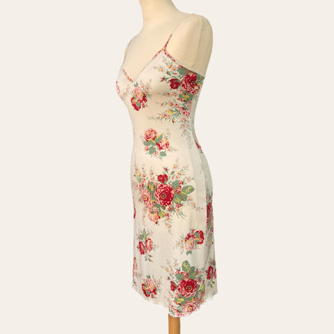 Floral print mini dress