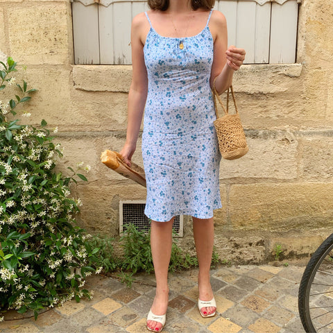 Robe midi imprimé floral